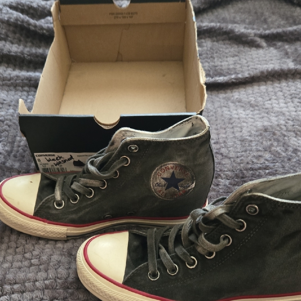 Converse Charcoal High-Top Sneakers